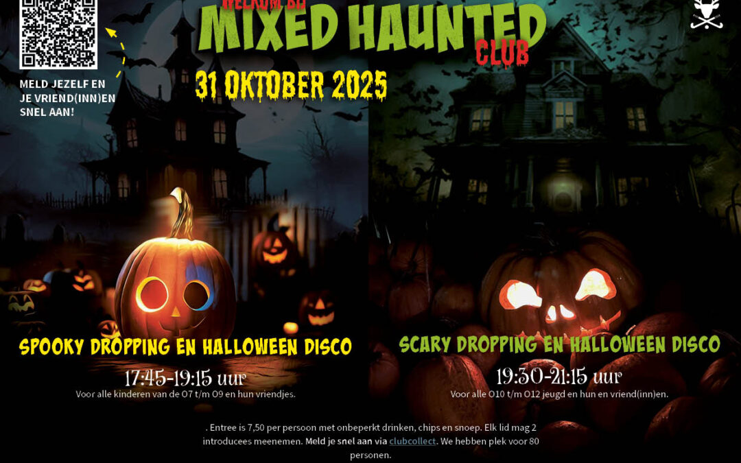 Het wordt weer Halloween bij MHC Epe