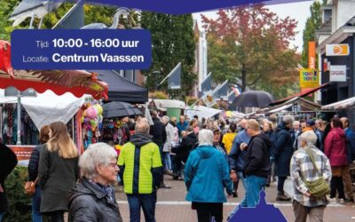 Donderdag 9 oktober jaarmarkt Vaassen