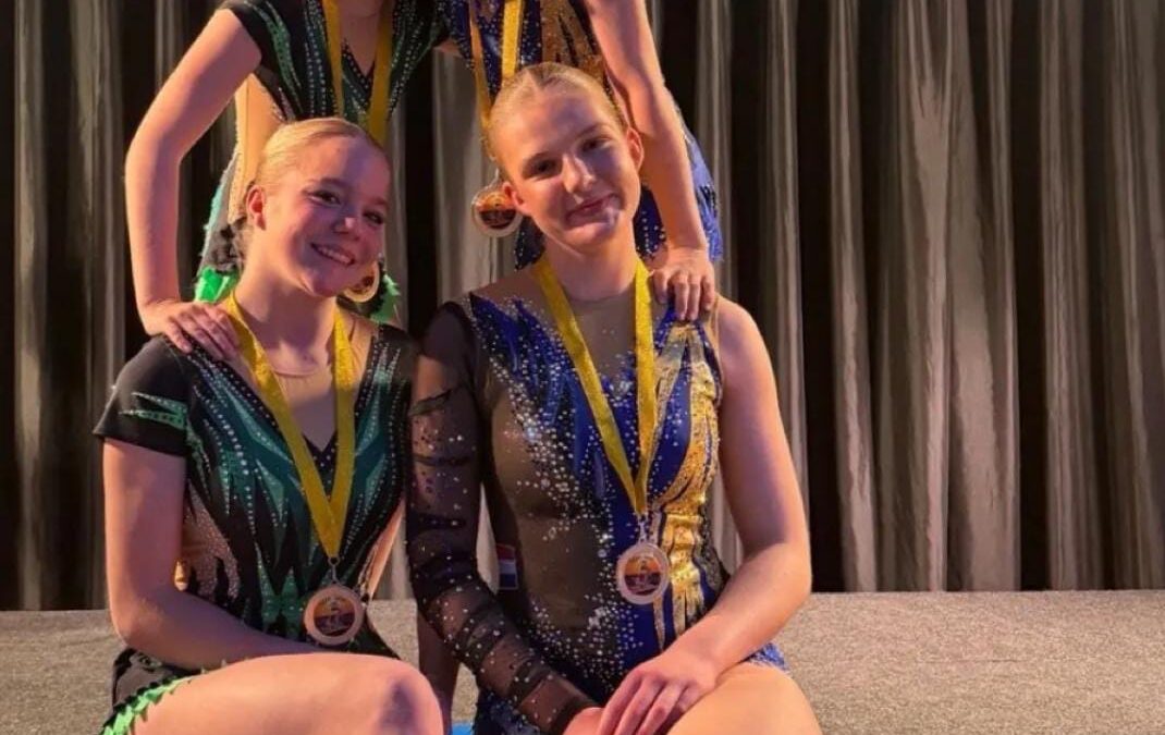 Sportacrobatiek Vaassen succesvol op open toernooi in Zierikzee