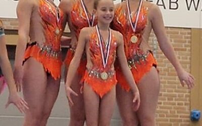 Goud voor Sportacrobatiek Vaassen tijdens plaatsingswedstrijd in Dinxperloo