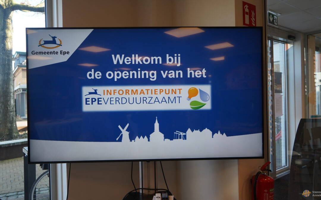 Officiële opening Epe Verduurzaamt: laagdrempelige hulp bij verduurzaming