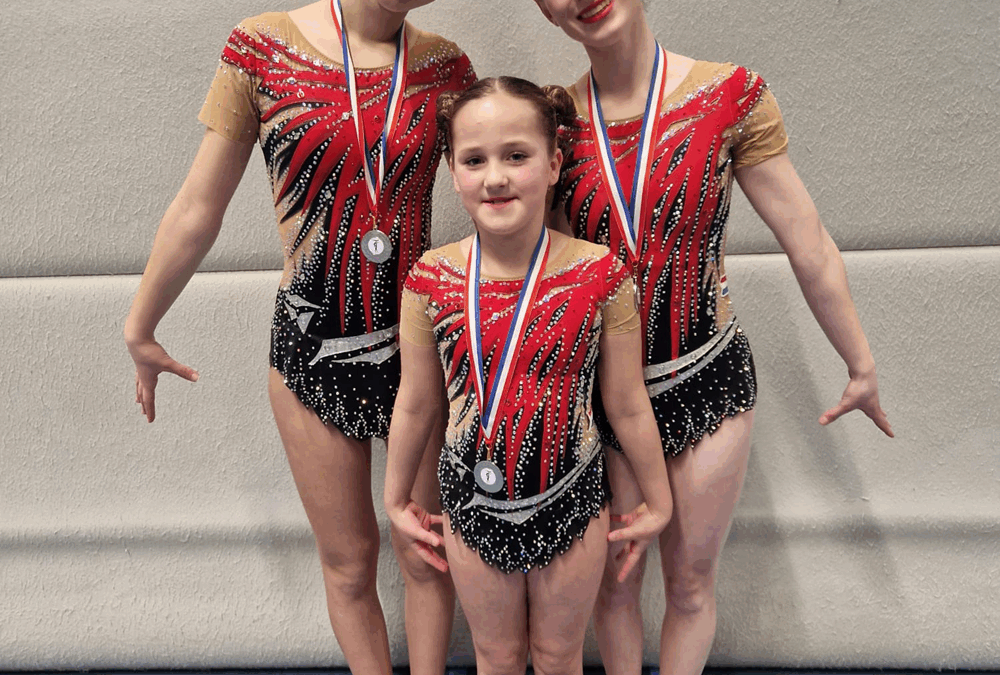 Sportacrobatiek Vaassen beleeft succesvol wedstrijdweekend