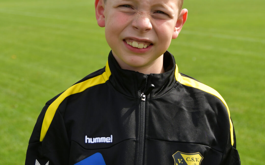 Pupil van de week bij VIOS Vaassen is Ruben Hagen.