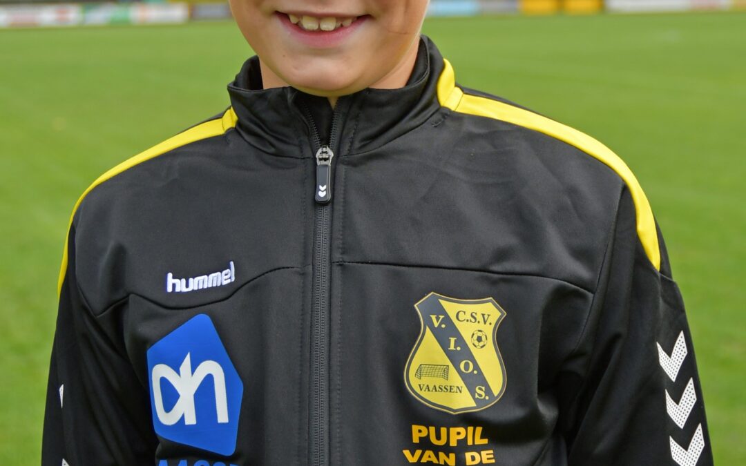 Pupil van de week bij VIOS Vaassen is Sven Brummelkamp.