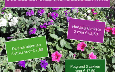 Online Bloemen-actie bij Prins Bernhard Emst: vooraf bestellen en ophalen op 9 mei a.s.