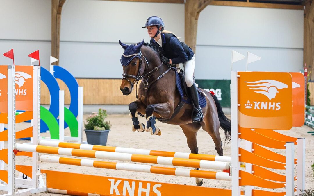 Lotte Driessen Reservekampioen op NK springen