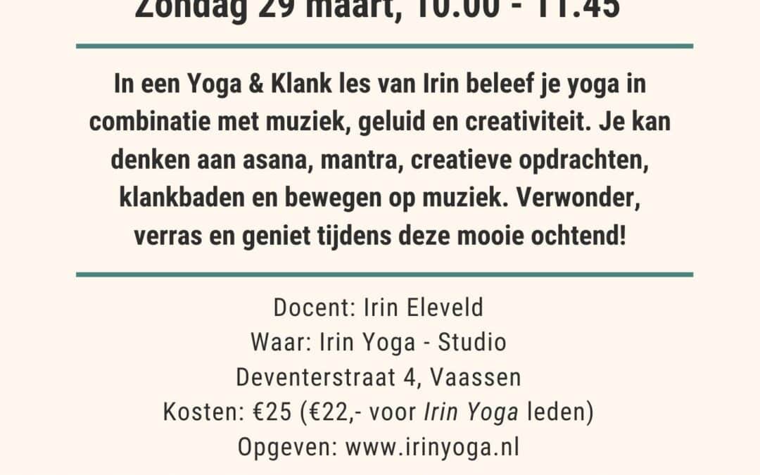 Creatief de lente in bij ‘Irin Yoga’