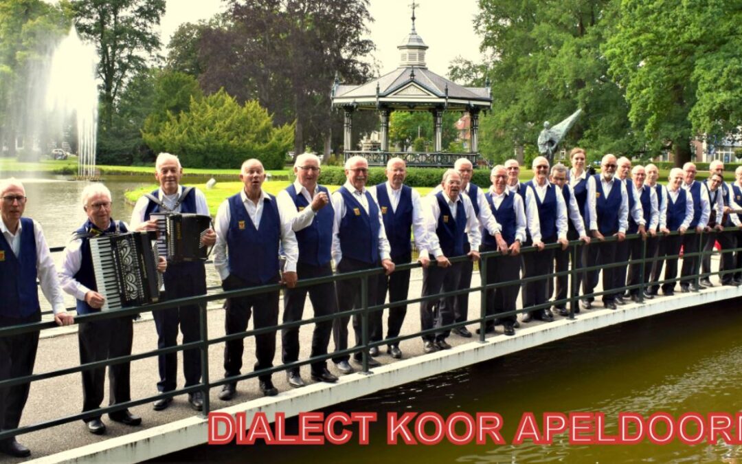 Zondag 12 april optreden van Het dialect Koor Apeldoorn in de Hezebrink Emst .