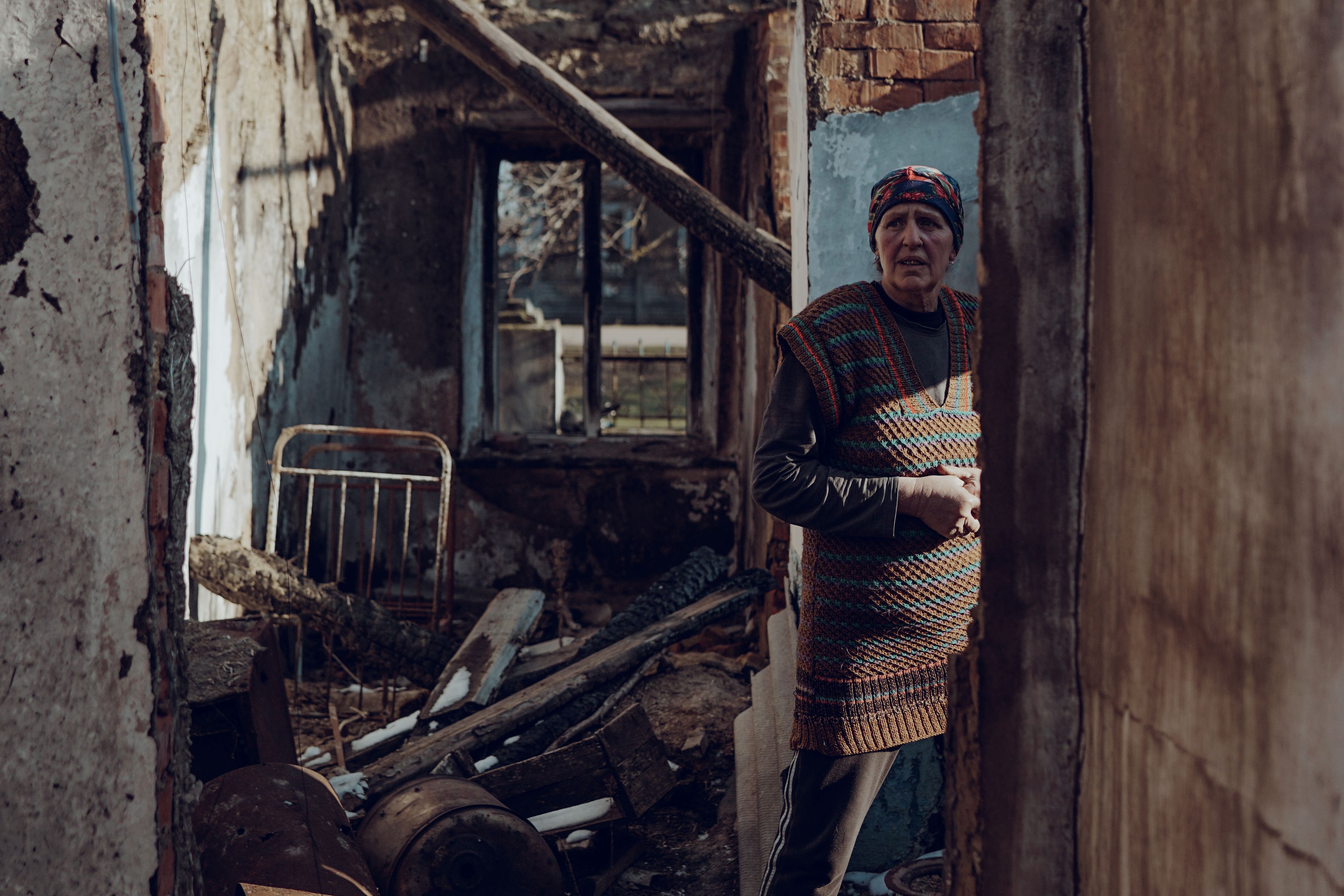 foto bij persbericht – Lyudmyla in Oekraine