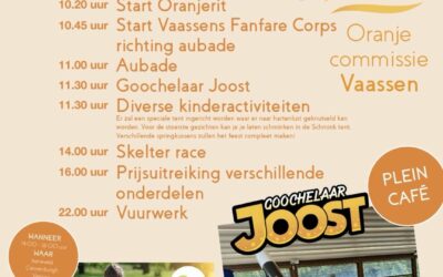 Programma Koningsdag Vaassen 2026