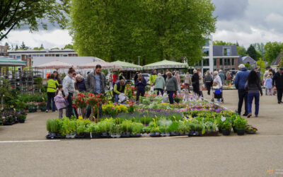 Goede opkomst tijdens jaarlijkse Bloemen- & Plantenmarkt van Stichting Cannenburgh Floriant