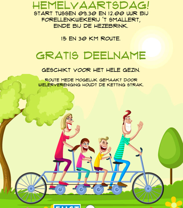 Fietstocht op Hemelvaartsdag brengt Emst in beweging