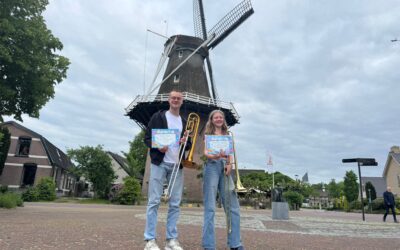Geslaagden bij het Vaassens Fanfare Corps