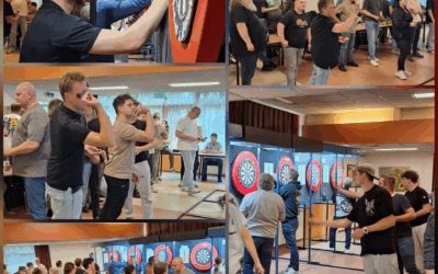 Koppeldarts bij de Kouwenaar groot succes.