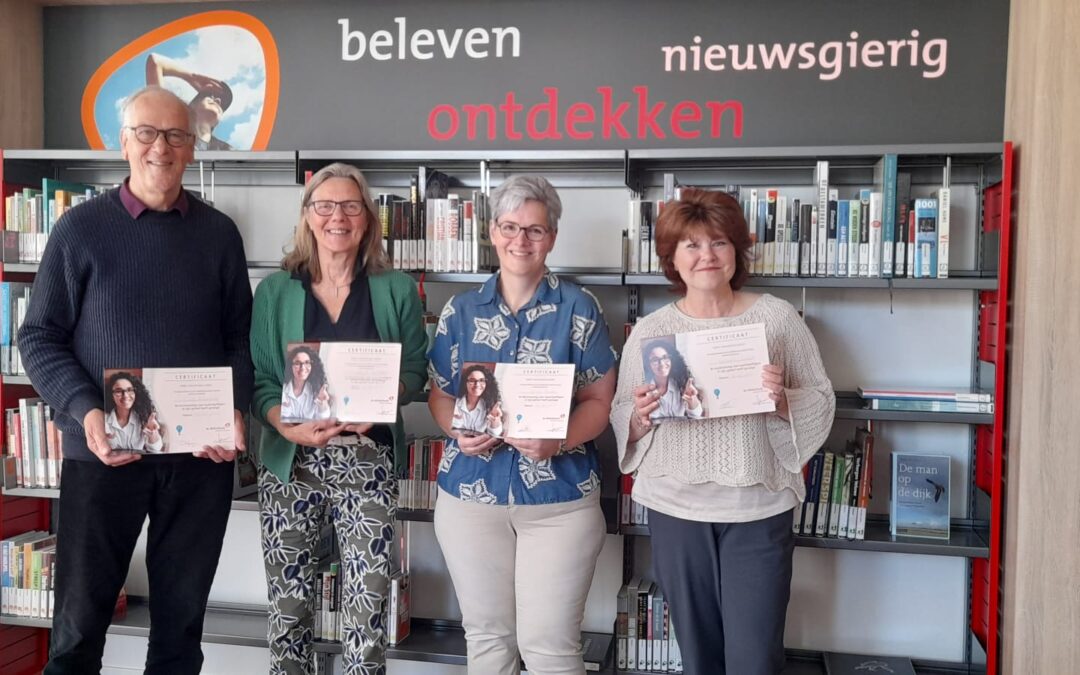 Nieuwe taalvrijwilligers versterken Taalpunt van Bibliotheek Noord-Veluwe