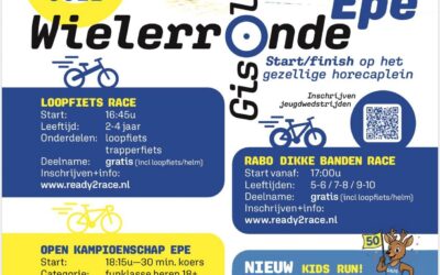 Wielerronde van Epe met Dikke Bandenrace en Rennie’s Kidsrun