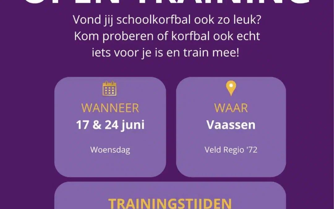 Regio ’72 meldt het volgende…