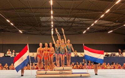 Sterke prestaties voor Sportacrobatiek Vaassen op Nederlands Kampioenschap in Ahoy