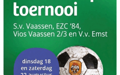 Vierde deelnemer V.v. Emst Univé Hanendarp-toernooi 2026 bekend: VIOS Vaassen 2/3 completeert deelnemersveld!