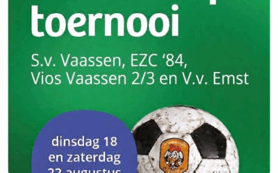 Loting 16e editie van het Univé Hanendârptoernooi v.v. Emst; programma eerste speelavond bekend.