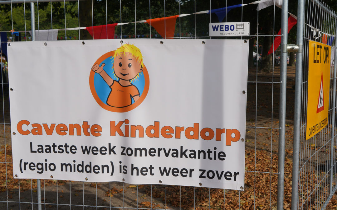 25 t/m 28 augustus 42e Cavente Kinderdorp van start!