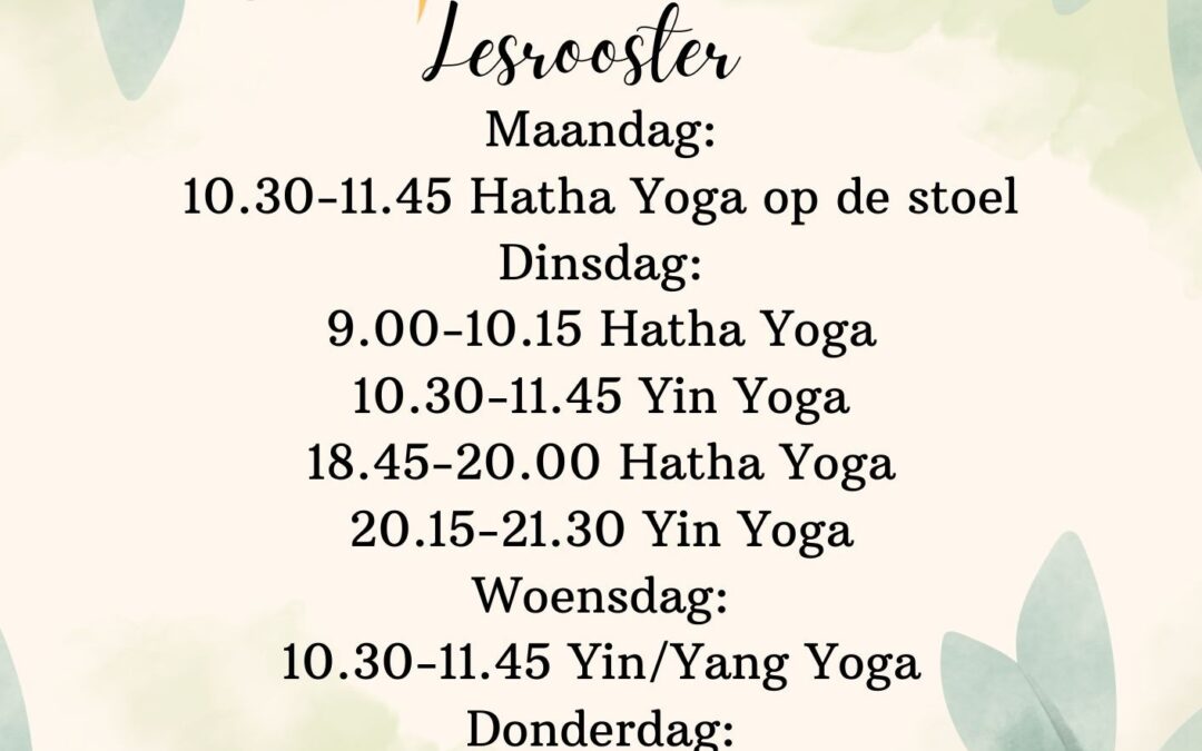 Heerlijk in beweging bij Irin Yoga!