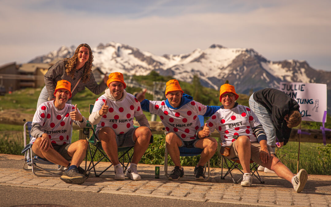 Ingestuurde foto…Emstenaren tijdens Alpe d’HuZes 2026