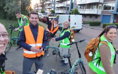 Onderzoek naar vleermuizen: ’s avonds en ’s nachts mensen in de wijk