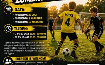 VIOS 4×4 Zomertoernooi – Iedereen is welkom!