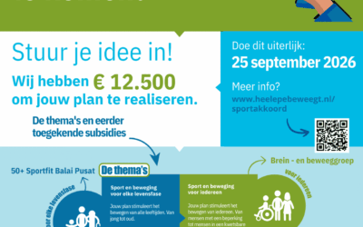 Heb jij een goed idee om inwoners van de gemeente Epe in beweging te krijgen?