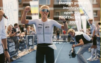 Morgen gaat de inschrijving voor Triathlon Epe 2027 open!