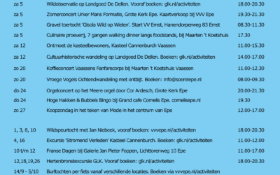 Evenementen agenda september Epe
