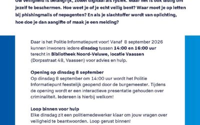 Nieuw in Vaassen: Politie Informatiepunt