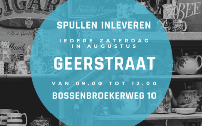 Spullen inzamelen pleinmarkt Geerstraat