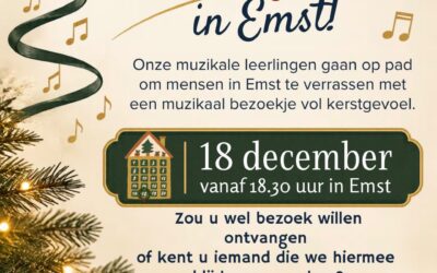 Muzikale kerstverrassing voor inwoners van Emst